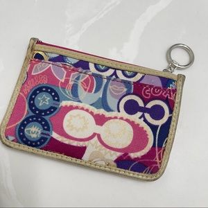 •SOLD•Authentic Coach POPPY circa 2009/20010 • Mini Keychain Wallet.